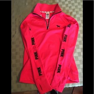 PINK Active 1/4 zip